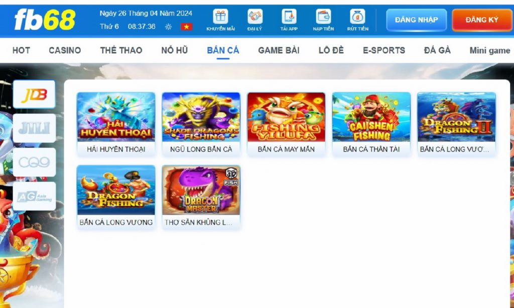 Truy cập Fb68 trải nghiệm bắn cá đỉnh cao ngay