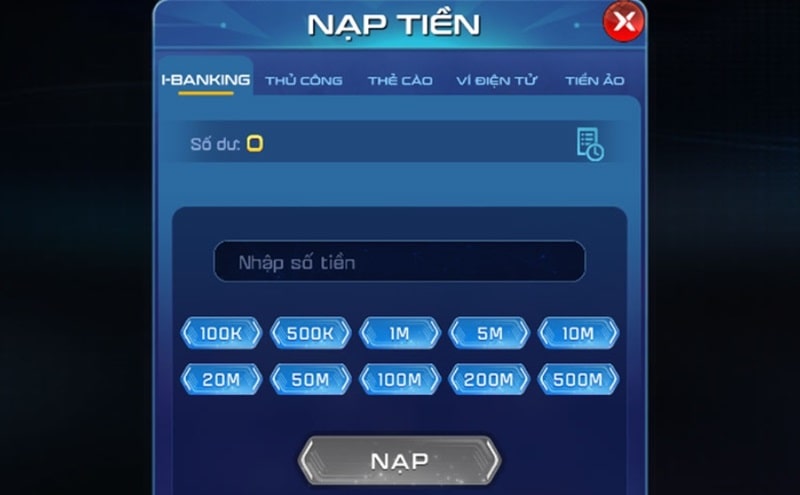 Hướng dẫn các bước nạp tiền tại Win79 không lỗi